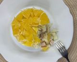 Фото кроку 6 до Новорічний салат з куркою і апельсином🥗.