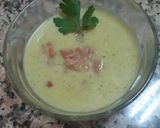 Foto del paso 5 de la receta Crema de calabacín con trocitos de jamón