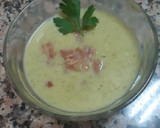 Foto del paso 5 de la receta: Crema de calabacín con trocitos de jamón