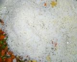 A picture of step 9 of Chinese fried rice.