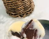 Foto langkah ke 4 dari resep Pudding Coklat vla Vanilla.