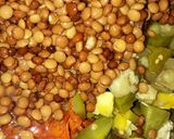 Foto del paso 3 de la receta: Tortilla de lentejas, zapallitos y berenjenas