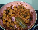 A picture of step 6 of Soya Chunks Biryani.