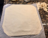 Foto del paso 9 de la receta: Coca de hojaldre rellena de Cabello de ángel sin gluten