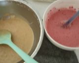 Foto langkah ke 5 dari resep Banana Beetroot Steam Cake.