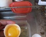 A picture of step 5 of Lumpur cheese cake.