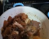 A picture of step 2 of Afang Soup.