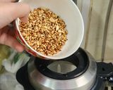 Hình bước làm 3 của món Sữa khoai lang + hạt điều🥔🥔🥔🥤🥤