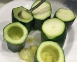 Foto del paso 2 de la receta Calabacines rellenos de gulas