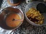 Tortilla de papas y carne