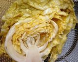 A picture of step 8 of Homemade Sauerkraut (Brine method for whole, half or quartered cabbage).