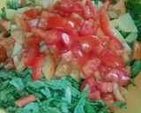 A picture of step 2 of Lettuce Salad.