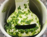 Foto del paso 3 de la receta: 🌱🧄 Pesto simple de albahaca - 3 ingredientes - Conservación ideal y máximo aprovechamiento 🧄🌱