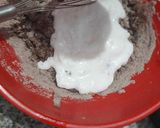 A picture of step 4 of Rich Dark Chocolate Cake.