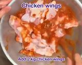 A picture of step 7 of Chicken wings with banana ketchup.