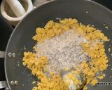 A picture of step 2 of Gud Besan modak recipe.