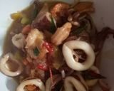 Foto langkah ke 5 dari resep Cumi Udang Mix Saus Tiram.