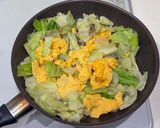 A picture of step 5 of Easy! Delicious Chinese-Style Cabbage and Eggs.