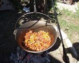 Pas rețetă Gulyás la ceaun cu găluște 2 fotografie