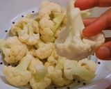 A picture of step 1 of Crispy Cauliflower Fritters.