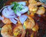 Gambar langkah 4 resipi Udang Kam Heong.