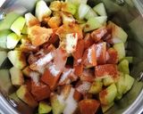 Almás leveles recept fázis 1 fotója