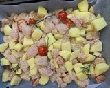 Foto del passaggio 6 della ricetta Pollo e patate gratinati