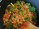 Sopa cremosa con verduras