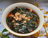 Hình bước làm 2 của món Canh rau dền nấu thịt xay