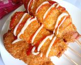 Foto langkah ke 3 dari resep Corndog Sosis.