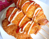 Foto langkah ke 3 dari resep Corndog Sosis.