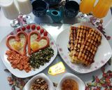 عکس مرحله 7 از دستور وافل عسلی 🍪🍯