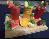 A picture of step 13 of Orange Mojito, Watermelon Mojito and Strawberry Mojito.