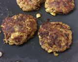 A picture of step 1 of Aloo tikki wrap.