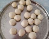 A picture of step 4 of Kala jamun.