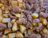 Tepsis burgonya vagy kamu brassói recept fázis 5 fotója