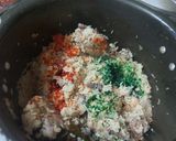 A picture of step 3 of Chicken polaw.