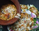 A picture of step 8 of Mexican khichdi.