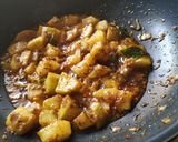 A picture of step 8 of Sabzi Lauki Dahiwali.