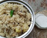 A picture of step 7 of White biryani.
