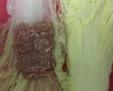 รูปขั้นตอนการทำที่ 4 ของ ผักกาดขาวม้วนไส้หมูสับ