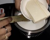 A picture of step 1 of Thandai Orange Mousee....no Gelatin.