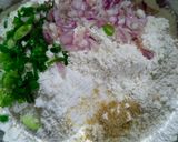 Foto langkah ke 1 dari resep Bakwan Tepung Tapioka Cap Pak Tani Gunung.