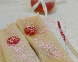 Foto del paso 5 de la receta: Crepes rosas a la confitura de tomates