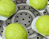Foto langkah ke 8 dari resep Bakpao Pandan Isi Kacang Ijo Kupas.