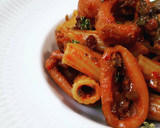 Foto del paso 10 de la receta: Tortiglioni a la marinera con calamares y espárragos