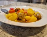 Foto del paso 6 de la receta Salchichas guisadas con patatas y zanahorias