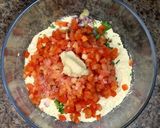 A picture of step 2 of Tomato Omelette.