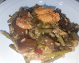 Foto del paso 7 de la receta: Arroz con níscalos, espárragos trigueros, langostinos y salsa romesco