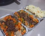 Foto langkah ke 6 dari resep Nasi mentega teriyaki melt cheese.